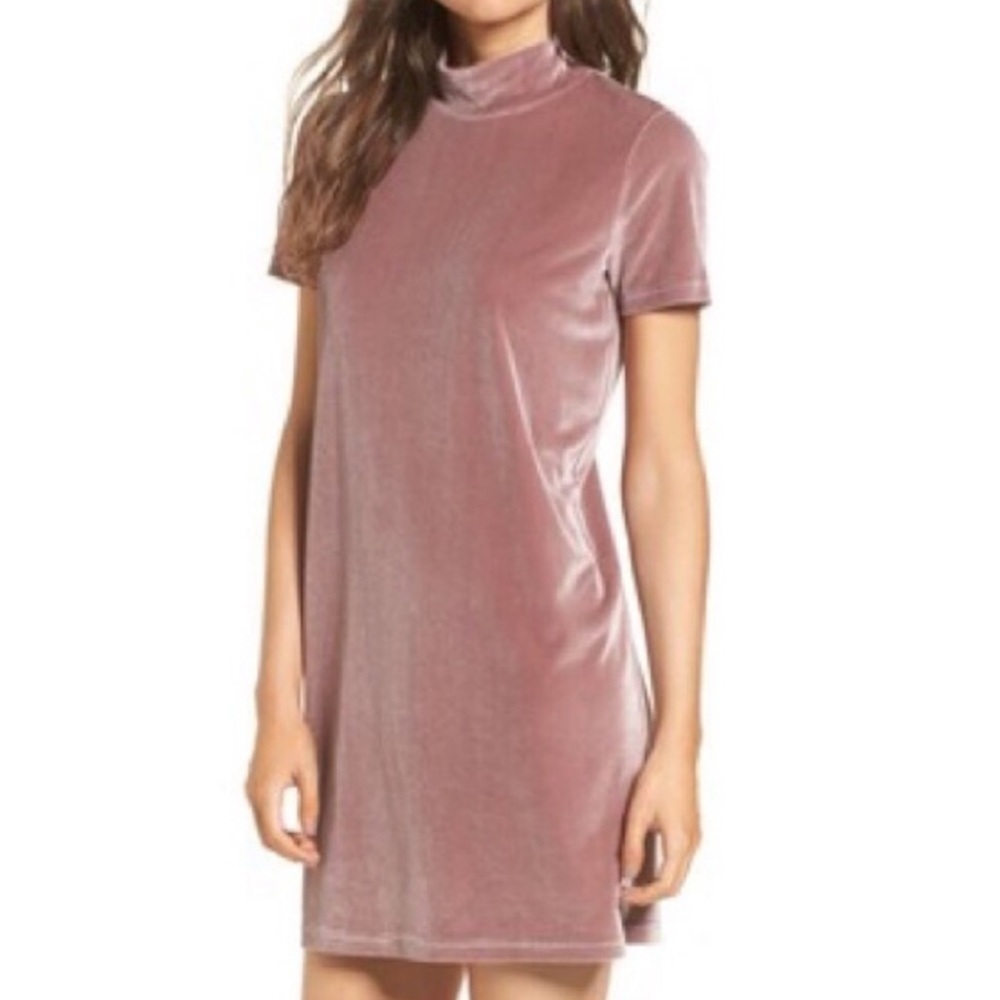 Velvet Mockneck Madewell Dress